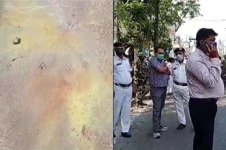 Bomb thrown in North Kolkata during last phase of polling in Bengal Bomb thrown in North Kolkata during last phase of polling in Bengal