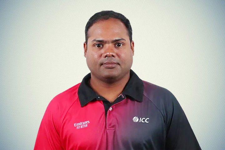 Umpire Nitin Menon withdraws from IPL after family members test positive for COVID19