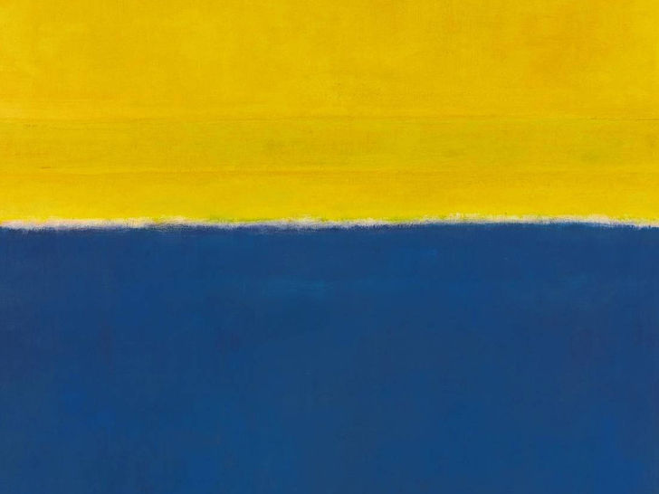 “Untitled (Yellow and Blue)