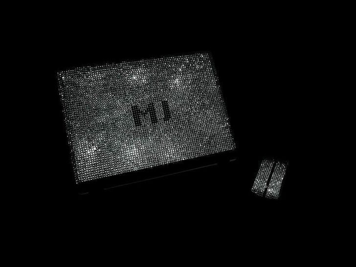 MJ'S Swarovski and Diamond Studded Notebook MJ'S Swarovski and Diamond Studded Notebook