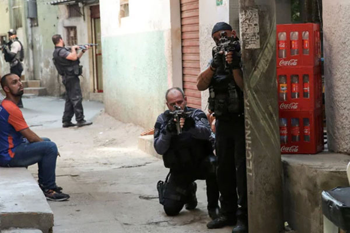 Gun battle in Brazil