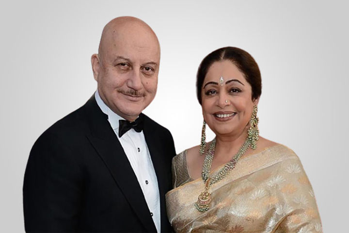 Kirron Kher and Anupam Kher