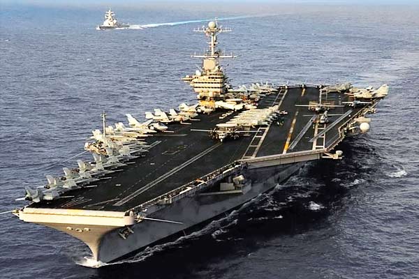 US military ship fires 30 warning shots