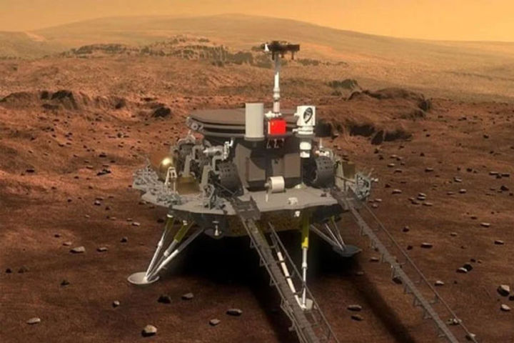 China Jurong rover successfully landed on the surface of Mars