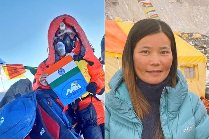 Union Sports Minister congratulates Tashi Yangjom, who became the first Indian woman to conquer Ever