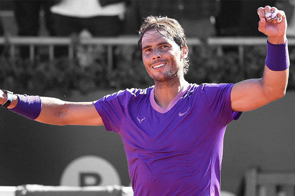 Rafael Nadal defeated Novak Djokovic to win the title of the Italian Open Tennis tournament for the 