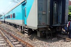 Hatia Rourkela Train Engine Derailed And Rolled Into River