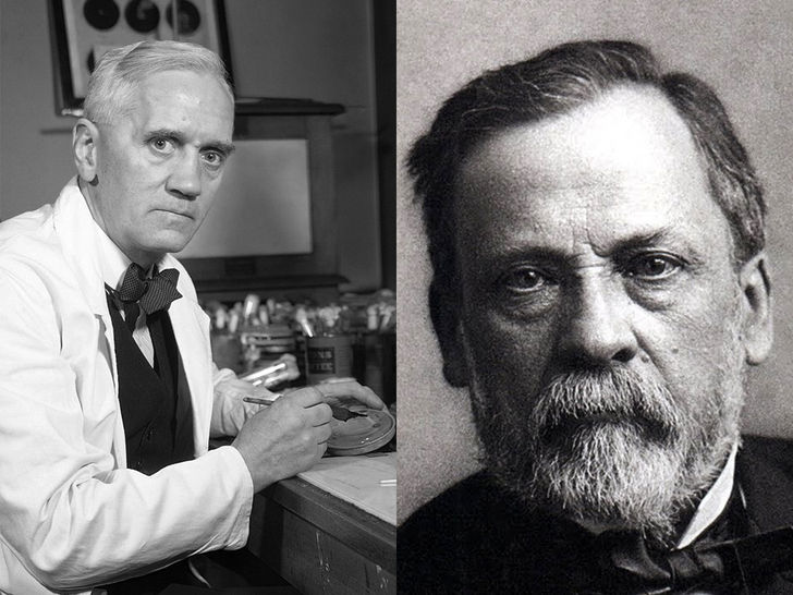 Louis Pasteur and Alexander Fleming