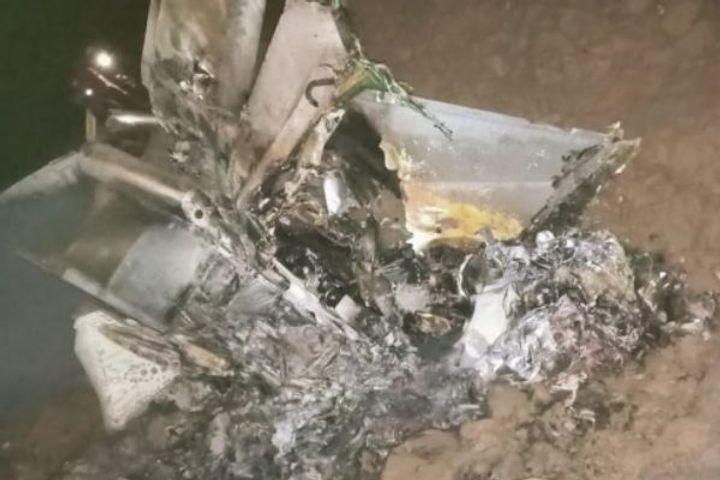 Air Force fighter jet MiG21 crashes in Moga