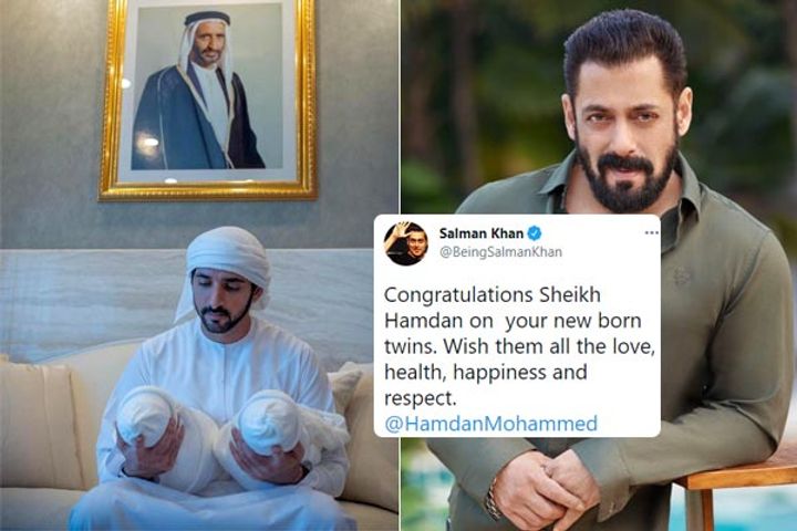 Salman congratulates Crown Prince of Dubai on the birth of twins