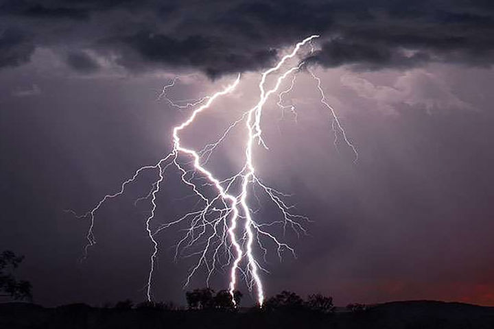 Nearly five people died due to lightning strikes in West Bengal