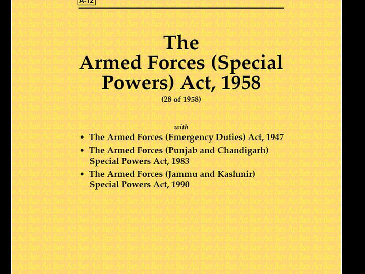 The Armed Forces (Special Powers) Act, 1958