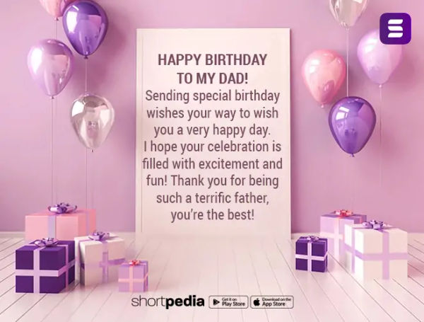 Birthday Wishes For Father