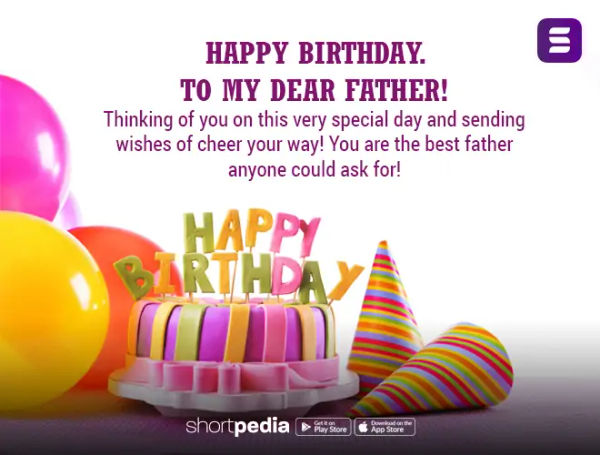 Birthday Wishes For Father