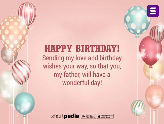birthday wishes for father 