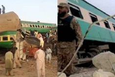 Sir Syed Express Train Collided With Millat Express In Southern Pakistan More Than 30 Death