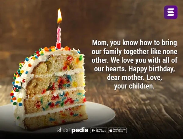 Birthday Wishes For Mother