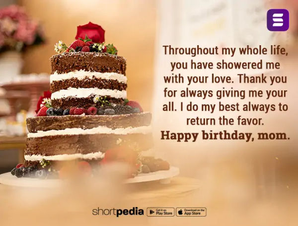 Birthday Wishes For Mother