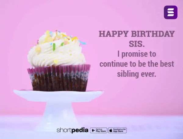 Birthday Wishes For Sister
