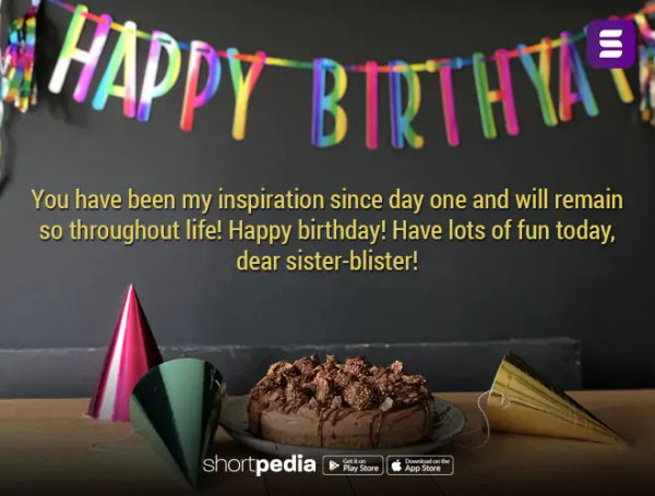 Birthday Wishes For Sister