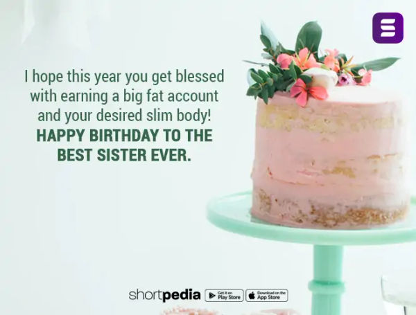  Birthday Wishes For Sister