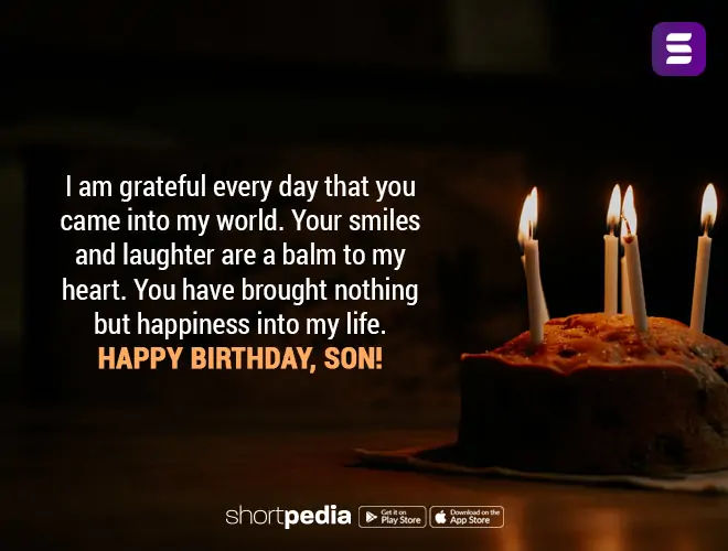 Birthday Wishes For Son