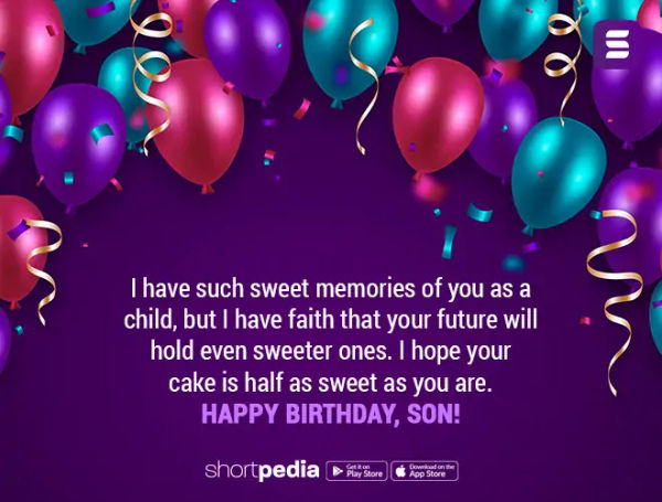 Birthday Wishes For Son