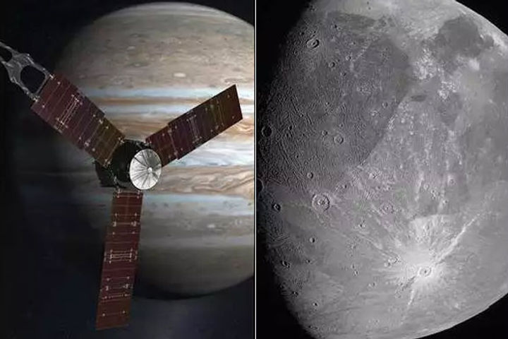 Nasa's Juno Probe Returns Close-up Photographs Of Ganymede, Jupiter's 