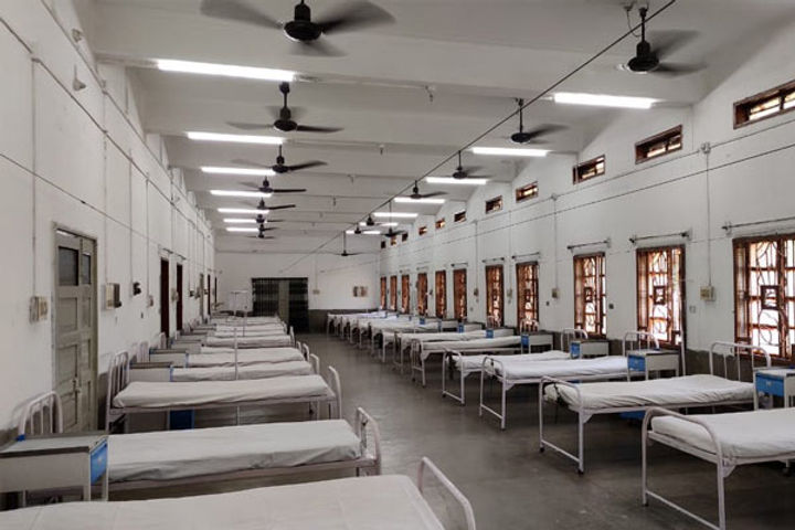Assam opens 300-bed Covid hospital in stadium