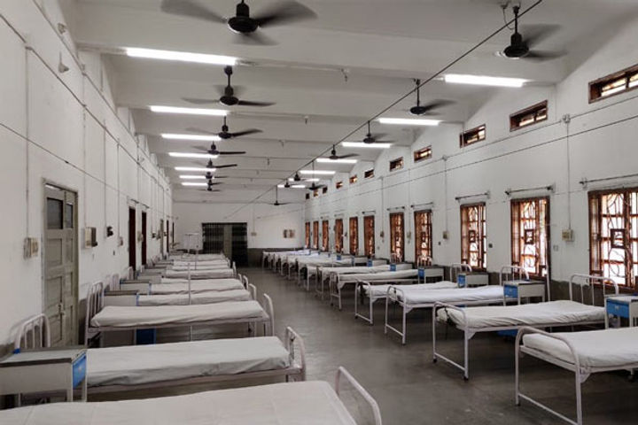 Assam opens 300-bed Covid hospital in stadium Assam opens 300-bed Covid hospital in stadium