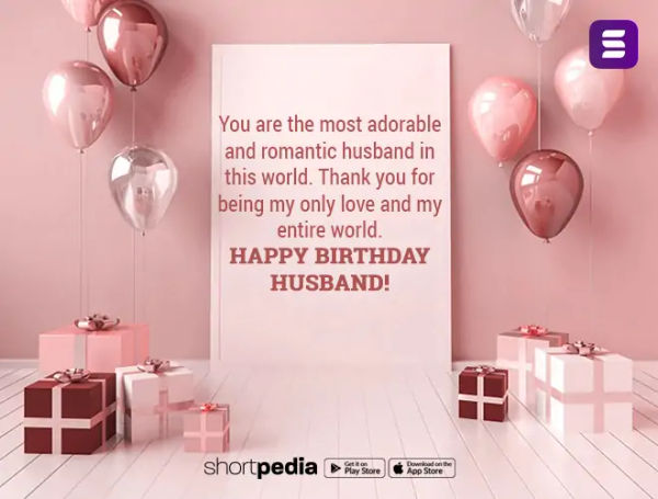 Birthday Wishes For Husband