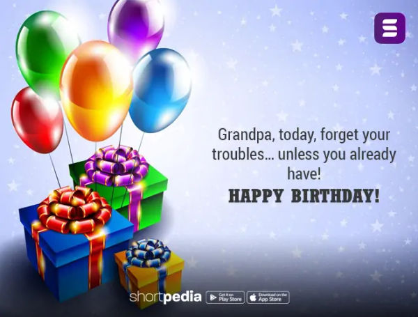 Birthday Wishes For Grandfather