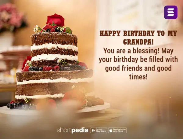 Birthday Wishes For Grandfather