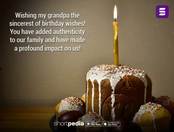 Birthday Wishes For Grandfather