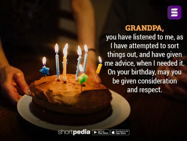 Birthday Wishes For Grandfather