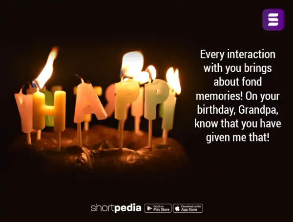 Birthday Wishes For Grandfather
