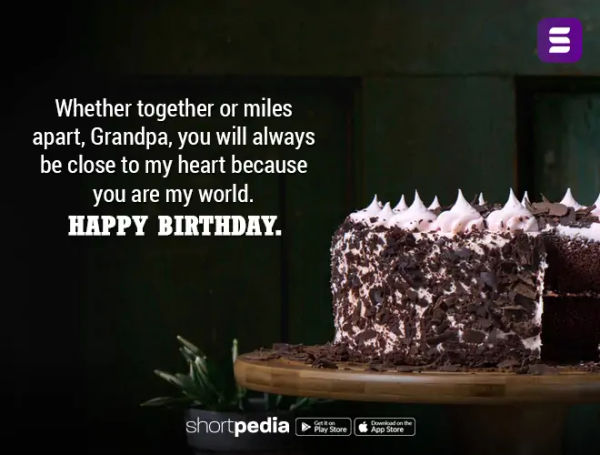 Birthday Wishes For Grandfather