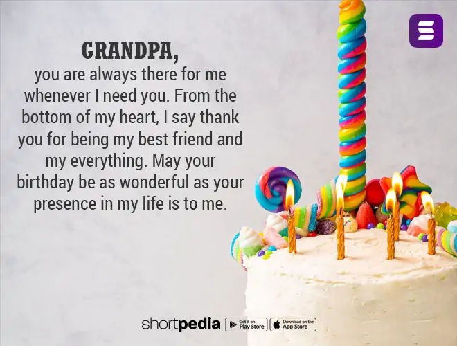 Download Birthday Wishes For Grandfather Grandpa You Are Always There For Me Whenever I Need You From The Bottom Of My Heart I Say Thank You For Being My Best Friend And