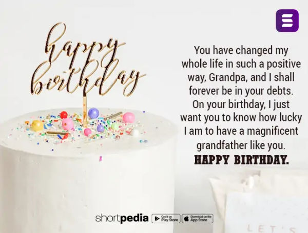 Birthday Wishes For Grandfather