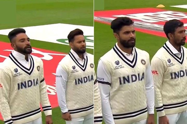 WTC final begins Team India came on the field wearing a black band paying tribute to Milkha Singh