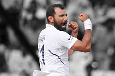 Shami on 5 wicket haul