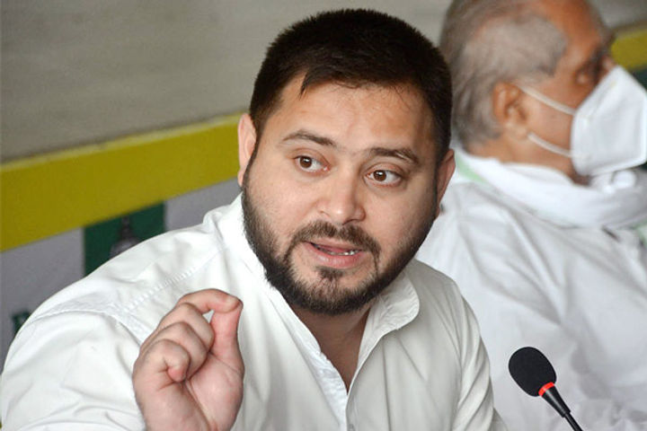 Tejashwi asks Chirag Paswan to quit NDA Tejashwi asks Chirag Paswan to quit NDA
