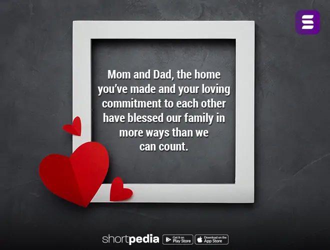 Anniversary Wishes To Parents
