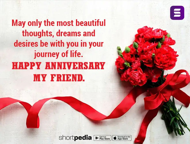 Anniversary Wishes For Friend