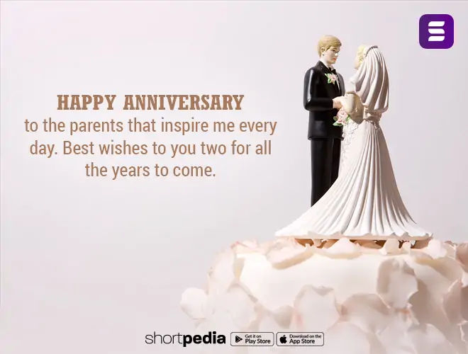 Anniversary Wishes For Parents