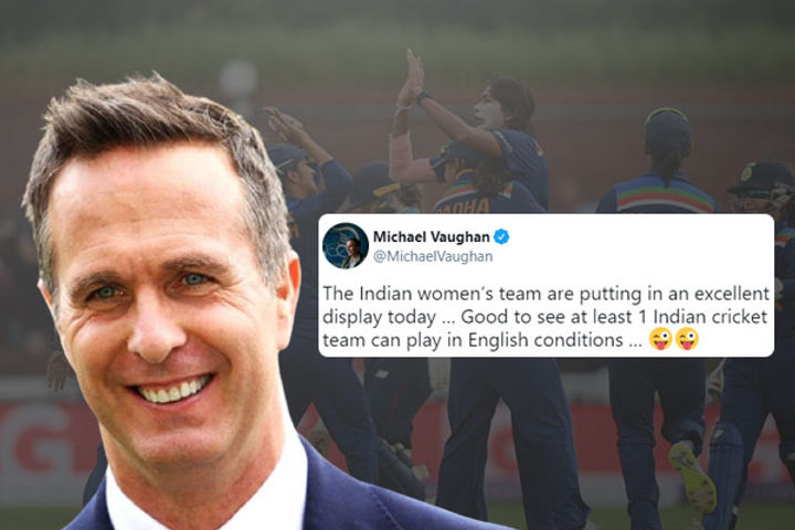 Vaughan takes dig at Indian cricket team