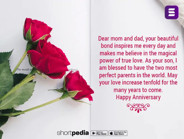 Anniversary Wishes For Parents
