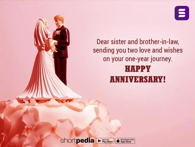 Anniversary Wishes For Sister