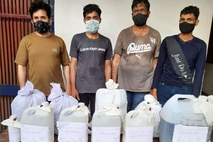punjab police raids in delhi 4 afghan nationals caught including 17 kg heroin