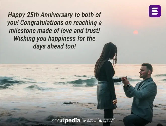 25th Anniversary Wishes